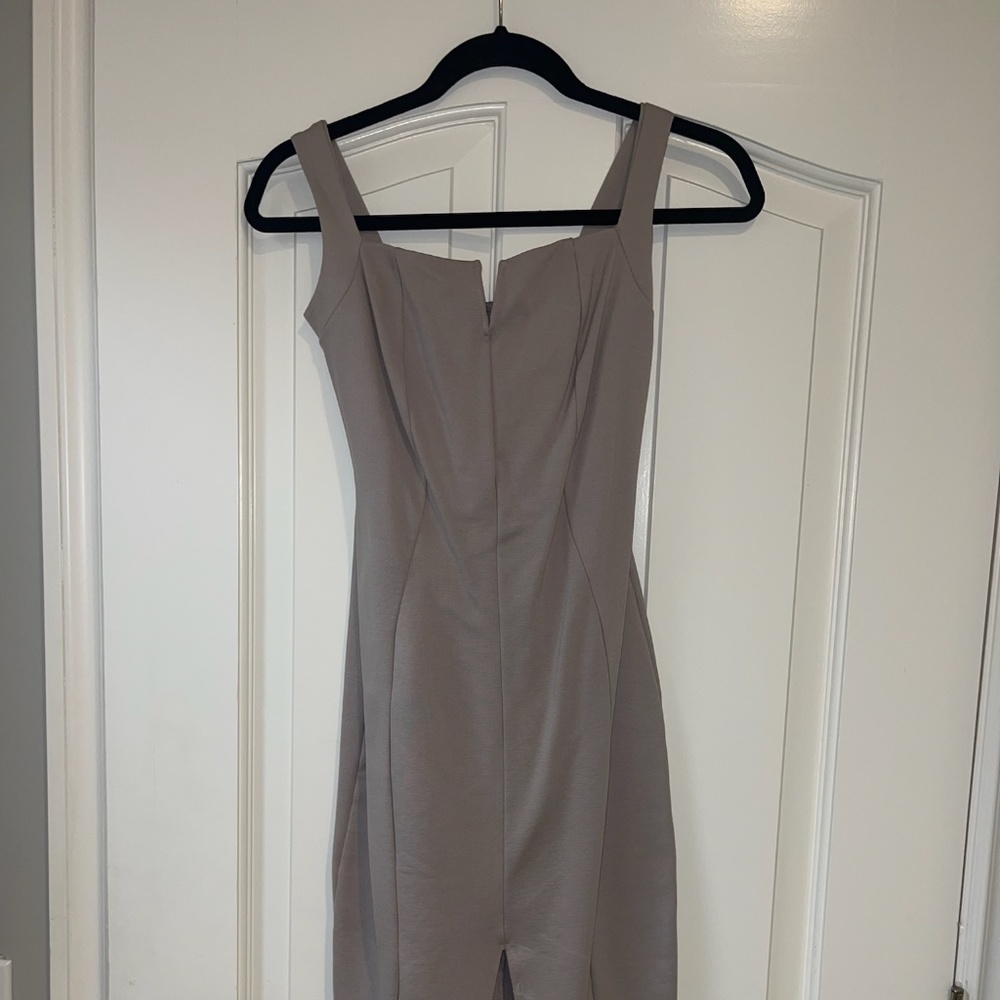 Tan Slimming Dress
